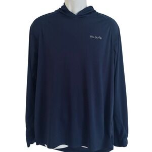 Baleaf Men's Hoodie‎ Long Sleeve Activewear Top Size XL Navy Blue Sun Protection